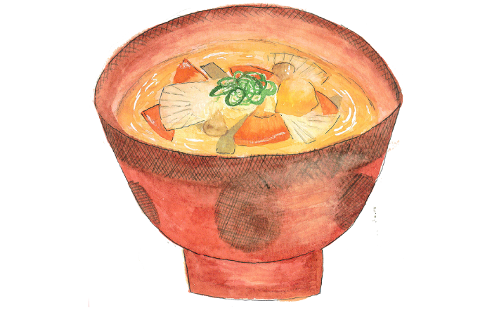 福井県産のお味噌を使用した豚汁